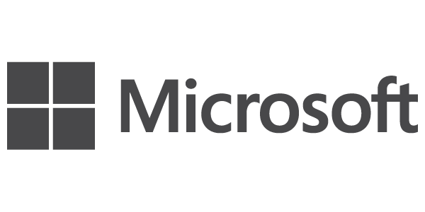 Microsoft logo - grey