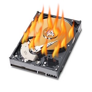 Your disk is on fire